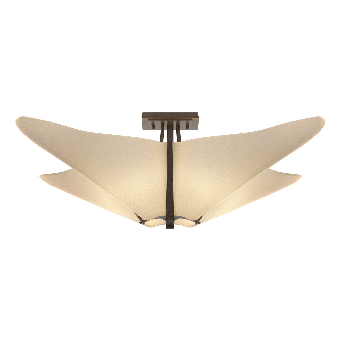 Kirigami Semi-Flush in Bronze - 123305-SKT-05-SH1995 by Hubbardton Forge