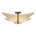 Kirigami Semi-Flush in Bronze - 123305-SKT-05-SH1995 by Hubbardton Forge