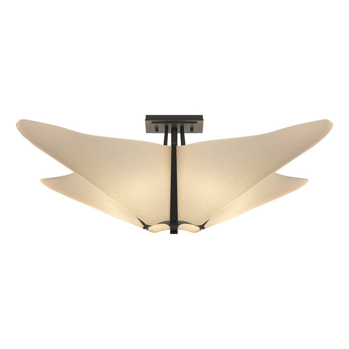 Kirigami Semi-Flush in Black - 123305-SKT-10-SH1995 by Hubbardton Forge