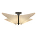 Kirigami Semi-Flush in Black - 123305-SKT-10-SH1995 by Hubbardton Forge