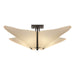 Kirigami Semi-Flush in Oil Rubbed Bronze - 123305-SKT-14-SH1995 by Hubbardton Forge