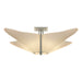 Kirigami Semi-Flush in Vintage Platinum - 123305-SKT-82-SH1995 by Hubbardton Forge