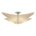 Kirigami Semi-Flush in Sterling - 123305-SKT-85-SH1995 by Hubbardton Forge