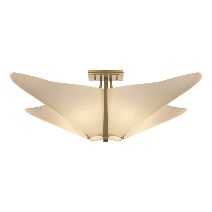 Kirigami Semi-Flush in Modern Brass - 123305-SKT-86-SH1995 by Hubbardton Forge