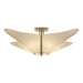 Kirigami Semi-Flush in Modern Brass - 123305-SKT-86-SH1995 by Hubbardton Forge