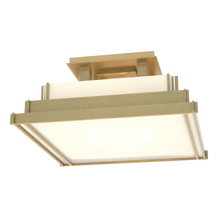 Steppe Small Semi-Flush in Modern Brass - 123705-SKT-86-CC0416 by Hubbardton Forge