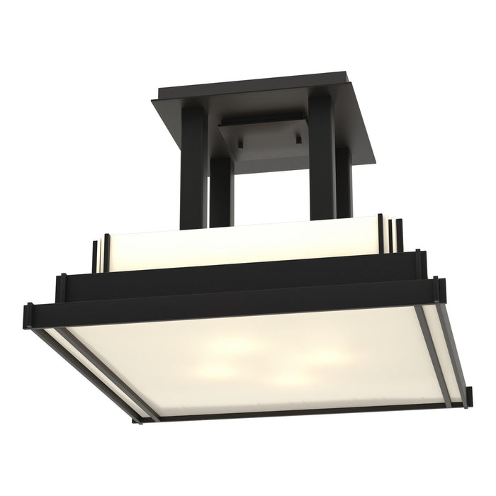 Steppe Large Semi-Flush in Black - 123715-SKT-10-CC0416 by Hubbardton Forge