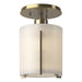 Exos Round Semi-Flush in Modern Brass - 123775-SKT-86-GG0140 by Hubbardton Forge