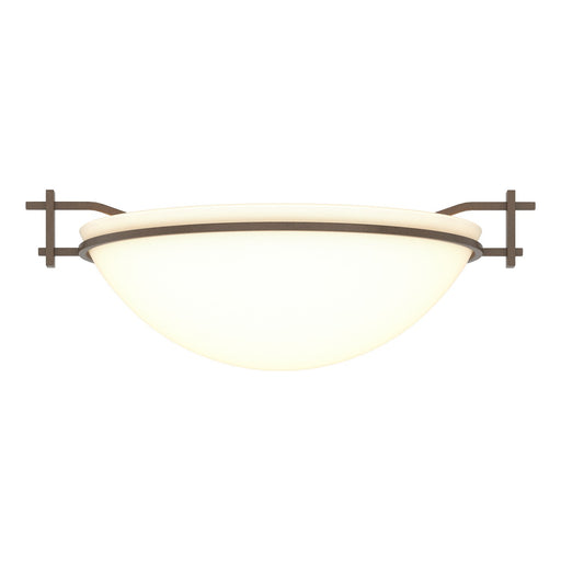 Moonband Semi-Flush in Bronze - 124251-SKT-05-GG0045 by Hubbardton Forge