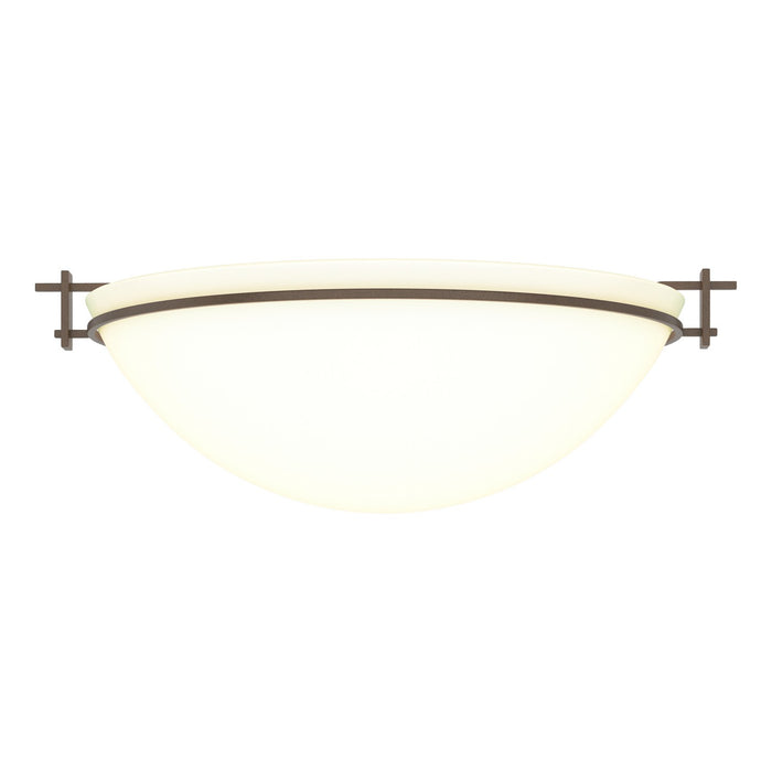 Moonband Large Semi-Flush in Bronze - 124252-SKT-05-GG0050 by Hubbardton Forge