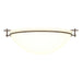 Moonband Large Semi-Flush in Bronze - 124252-SKT-05-GG0050 by Hubbardton Forge