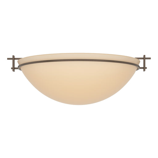 Moonband Large Semi-Flush in Bronze - 124252-SKT-05-SS0050 by Hubbardton Forge