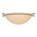 Moonband Large Semi-Flush in Bronze - 124252-SKT-05-SS0050 by Hubbardton Forge