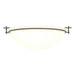 Moonband Large Semi-Flush in Dark Smoke - 124252-SKT-07-GG0050 by Hubbardton Forge