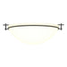 Moonband Large Semi-Flush in Black - 124252-SKT-10-GG0050 by Hubbardton Forge