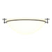 Moonband Large Semi-Flush in Oil Rubbed Bronze - 124252-SKT-14-GG0050 by Hubbardton Forge