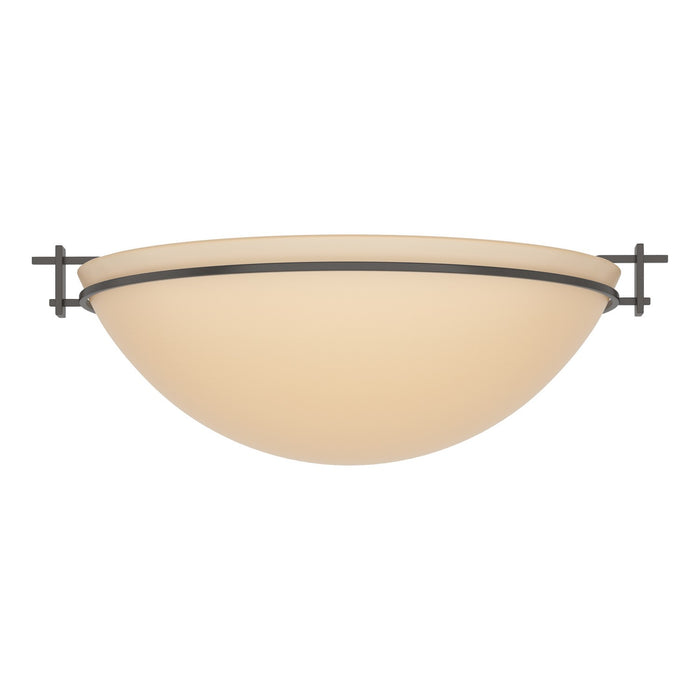 Moonband Large Semi-Flush in Oil Rubbed Bronze - 124252-SKT-14-SS0050 by Hubbardton Forge