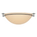 Moonband Large Semi-Flush in Oil Rubbed Bronze - 124252-SKT-14-SS0050 by Hubbardton Forge