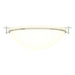 Moonband Large Semi-Flush in Sterling - 124252-SKT-85-GG0050 by Hubbardton Forge