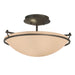 Plain Small Semi-Flush in Dark Smoke - 124302-SKT-07-SS0047 by Hubbardton Forge