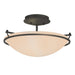 Plain Small Semi-Flush in Natural Iron - 124302-SKT-20-SS0047 by Hubbardton Forge