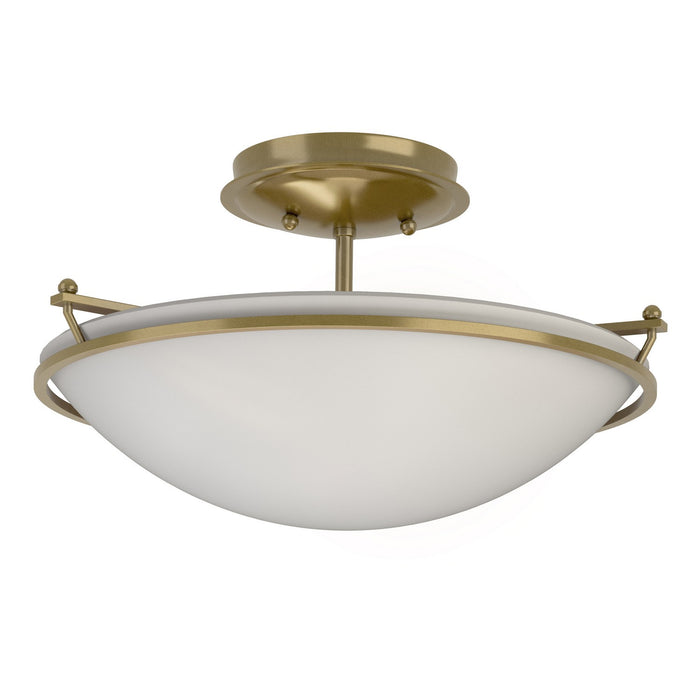 Plain Small Semi-Flush in Modern Brass - 124302-SKT-86-GG0047 by Hubbardton Forge