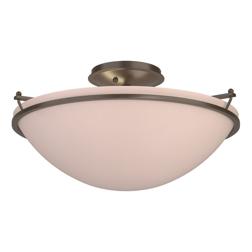 Plain Large Semi-Flush in Bronze - 124304-SKT-05-SS0053 by Hubbardton Forge