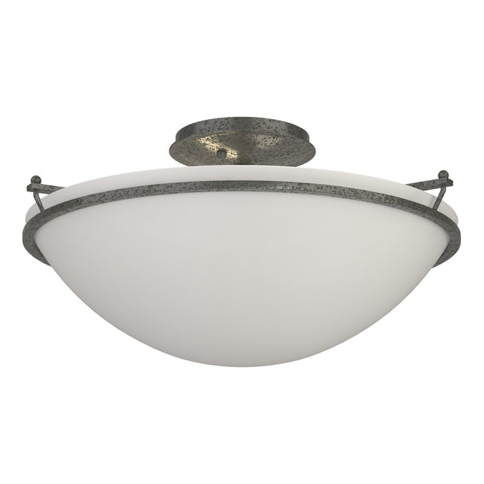 Plain Large Semi-Flush in Natural Iron - 124304-SKT-20-GG0053 by Hubbardton Forge