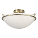 Plain Large Semi-Flush in Soft Gold - 124304-SKT-84-GG0053 by Hubbardton Forge