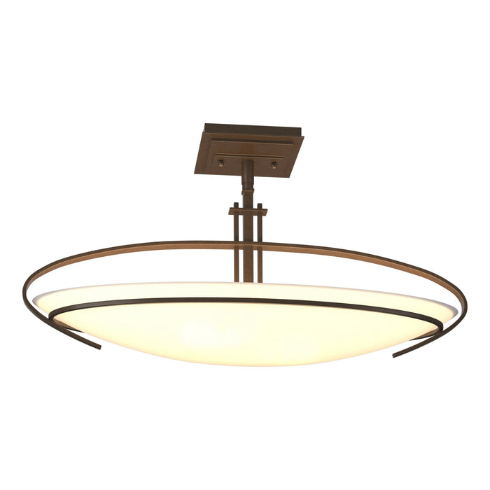 Mackintosh Semi-Flush in Bronze - 124341-SKT-05-GG0089 by Hubbardton Forge