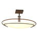 Mackintosh Semi-Flush in Bronze - 124341-SKT-05-GG0089 by Hubbardton Forge