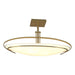 Mackintosh Semi-Flush in Modern Brass - 124341-SKT-86-GG0089 by Hubbardton Forge