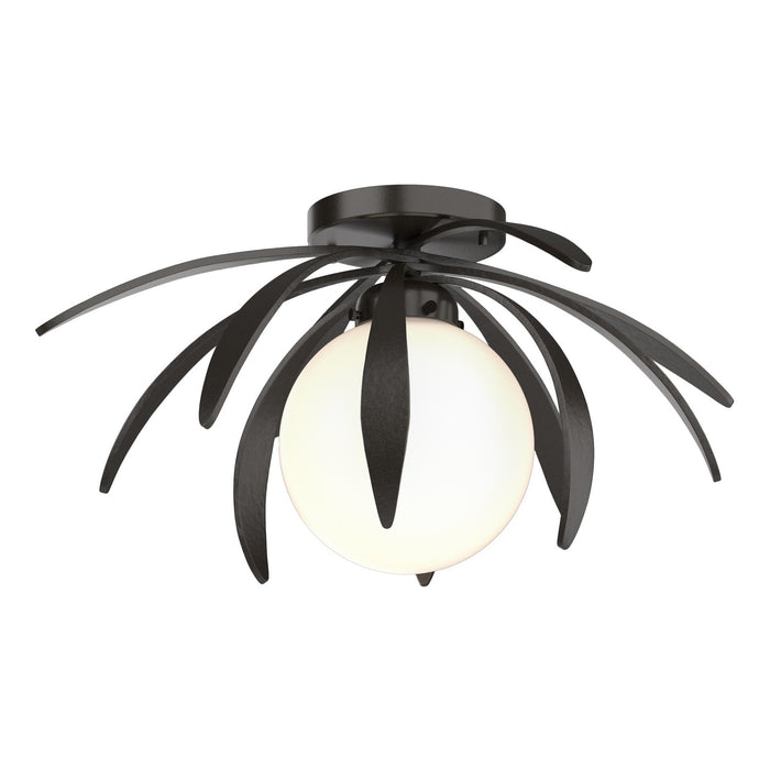 Dahlia Semi-Flush in Oil Rubbed Bronze - 124350-SKT-14-GG0631 by Hubbardton Forge