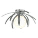 Dahlia Semi-Flush in Vintage Platinum - 124350-SKT-82-GG0631 by Hubbardton Forge