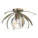 Dahlia Semi-Flush in Soft Gold - 124350-SKT-84-LL0631 by Hubbardton Forge