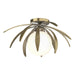 Dahlia Semi-Flush in Modern Brass - 124350-SKT-86-GG0631 by Hubbardton Forge