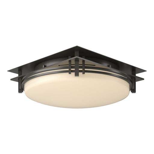 Banded Semi-Flush in Dark Smoke - 124394-SKT-07-GG0097 by Hubbardton Forge