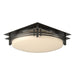 Banded Semi-Flush in Dark Smoke - 124394-SKT-07-GG0097 by Hubbardton Forge