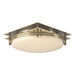 Banded Semi-Flush in Modern Brass - 124394-SKT-86-GG0097 by Hubbardton Forge