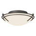 Presidio Tryne Flush Mount in Natural Iron - 124402-SKT-20-GG0098 by Hubbardton Forge