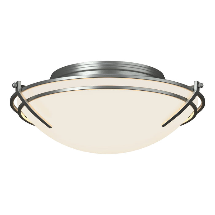 Presidio Tryne Flush Mount in Vintage Platinum - 124402-SKT-82-GG0098 by Hubbardton Forge