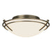 Presidio Tryne Flush Mount in Soft Gold - 124402-SKT-84-GG0098 by Hubbardton Forge