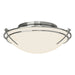 Presidio Tryne Flush Mount in Sterling - 124402-SKT-85-GG0098 by Hubbardton Forge