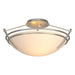 Presidio Tryne Small Semi-Flush in Vintage Platinum - 124412-SKT-82-GG0047 by Hubbardton Forge