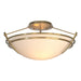 Presidio Tryne Small Semi-Flush in Modern Brass - 124412-SKT-86-GG0047 by Hubbardton Forge