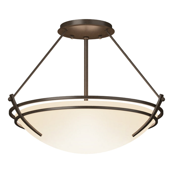 Presidio Tryne Semi-Flush in Bronze - 124422-SKT-05-GG0047 by Hubbardton Forge