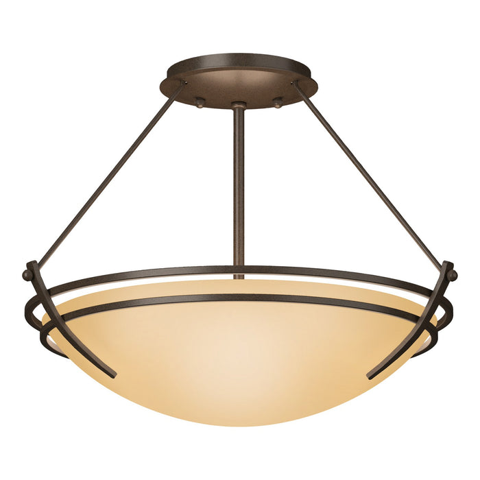 Presidio Tryne Semi-Flush in Bronze - 124422-SKT-05-SS0047 by Hubbardton Forge