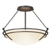 Presidio Tryne Semi-Flush in Dark Smoke - 124422-SKT-07-GG0047 by Hubbardton Forge