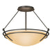 Presidio Tryne Semi-Flush in Dark Smoke - 124422-SKT-07-SS0047 by Hubbardton Forge