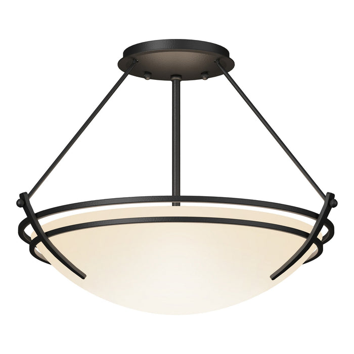 Presidio Tryne Semi-Flush in Black - 124422-SKT-10-GG0047 by Hubbardton Forge